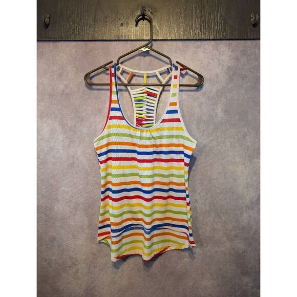 Almost Famous colorful braided back tank top large - Picture 1 of 5
